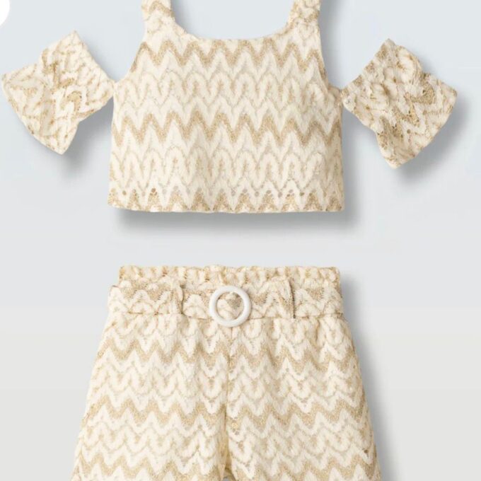EBITA Set bambina top e bermuda